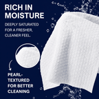Extra Large Adult Wet Wipes Unscented 240ct – 4 Packs of 60, Oversized 8"x13" Soft Thick Disposable Bathing Wipes with Aloe & Vitamin E for Seniors, Incontinence & Personal Care