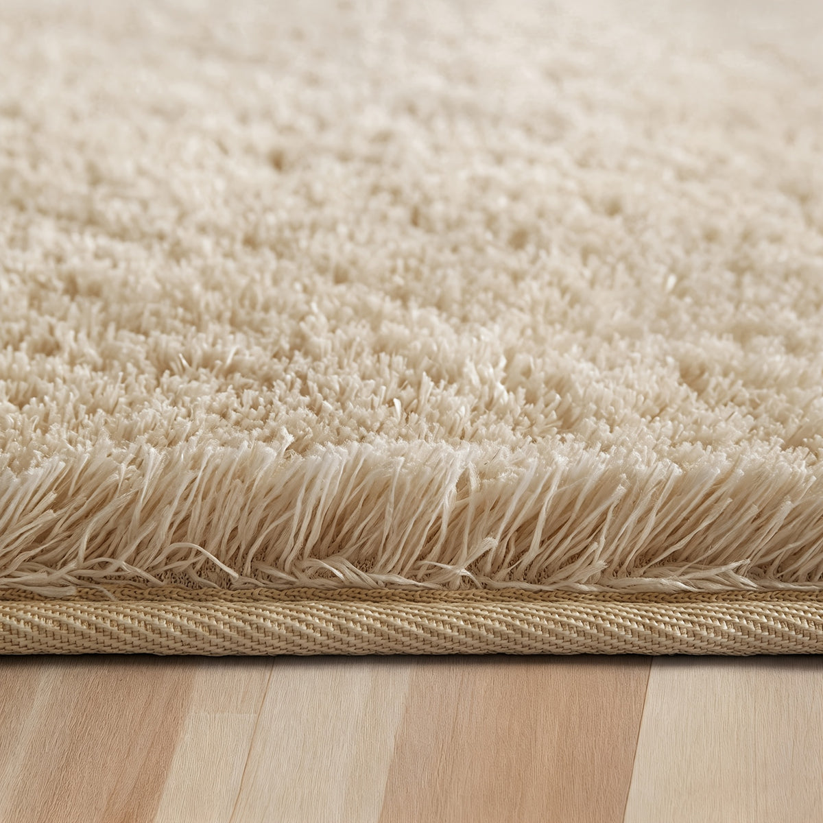 Shaggy Plush Area Rug Soft Non-Slip Fluffy Floor Carpet for Living Room Bedroom Bedside 6 Colors 4 Sizes