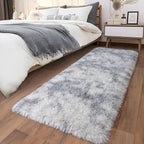 Tie-Dye Fluffy Area Rug – Ultra-Soft Thickened Plush Indoor Mat for Living Room, Bedroom & Office, 9 Colors 6 Sizes, Boho Machine-Woven Floor Carpet