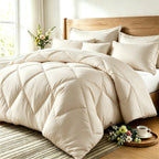 Quilt Set 3 Piece Lightweight Breathable Comforter with Pillowcases - Diamond Pattern Ultra-Fine Fiber Soft Bedding Set 42 Colors Twin Queen King Pinch Pleat