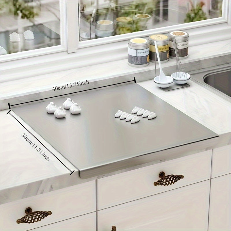 Stainless Steel Cutting Board Extra Large - Multiple Sizes, Easy-Clean Metal Chopping Board for Kitchen Prep, Multipurpose Non-Porous Cutting Surface for Meat, Vegetables & Bread