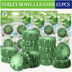 Automatic Toilet Cleaner Tablets Drop-In Tank Formula – Powerful Stain Removal & Long-Lasting Deodorizing Fresh Linen Scent for Home Bathroom Hygiene, Available in 11, 15 & 31 Pack Options