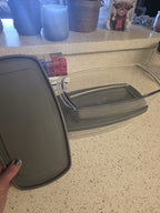 Glass Baking Dish with Lid 1.9Qt – Borosilicate Rectangular Toast Pan, Oven & Microwave Safe, Stackable Airtight Container for Bread & Cakes (1 or 2pcs)