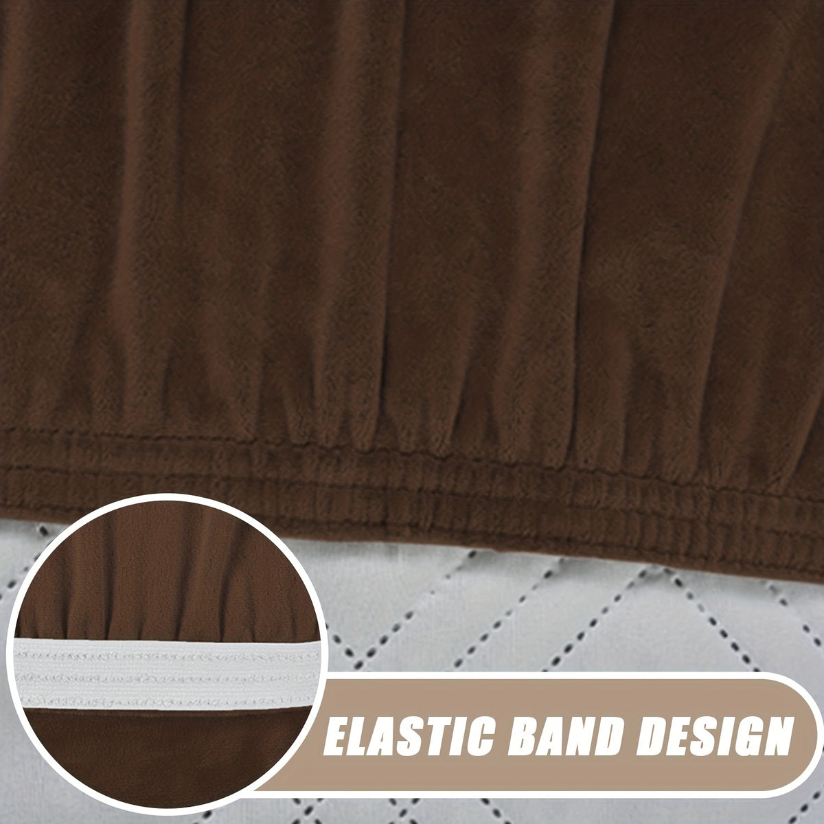 T-Cushion Armchair Cover Anti-Slip Double-Sided Design, Machine Washable Elastic Band Closure Chair Slipcover, Pet-Friendly All-Season Furniture Protector, Available in Small & Large – 8 Colors
