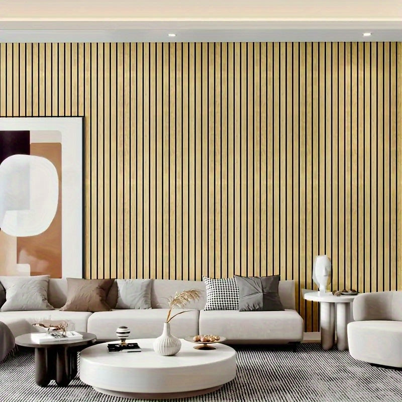 Peel and Stick 3D Wood Grain Wall Panels – Self-Adhesive Soundproof Vinyl Planks for Walls & Ceilings, Matte Finish, No Tools Needed, Modern Home Decor