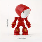LED Robot Night Light Mini Cute Cartoon Desk Lamp Desktop Decoration for Kids Bedroom Office Holiday Birthday Gift