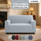 Luxury Spandex Sofa Cover Anti-Slip – Wrinkle-Free Elastic Couch Slipcover, Pet & Scratch-Proof, Machine Washable, All-Season, 7 Colors, 1/2/3 Seater, Living Room Home Decor