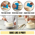 100 Piece Cake Decorating Kit Baking Set with Baking Pans Piping Tips & Decorating Tools - Complete Baking Supplies for Beginners & Cake Lovers