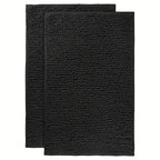 Chenille Bathroom Rug Extra Soft Absorbent Bath Mats for Bathroom Floor – Non-Slip, Water Absorbent, Machine Washable Bath Mat