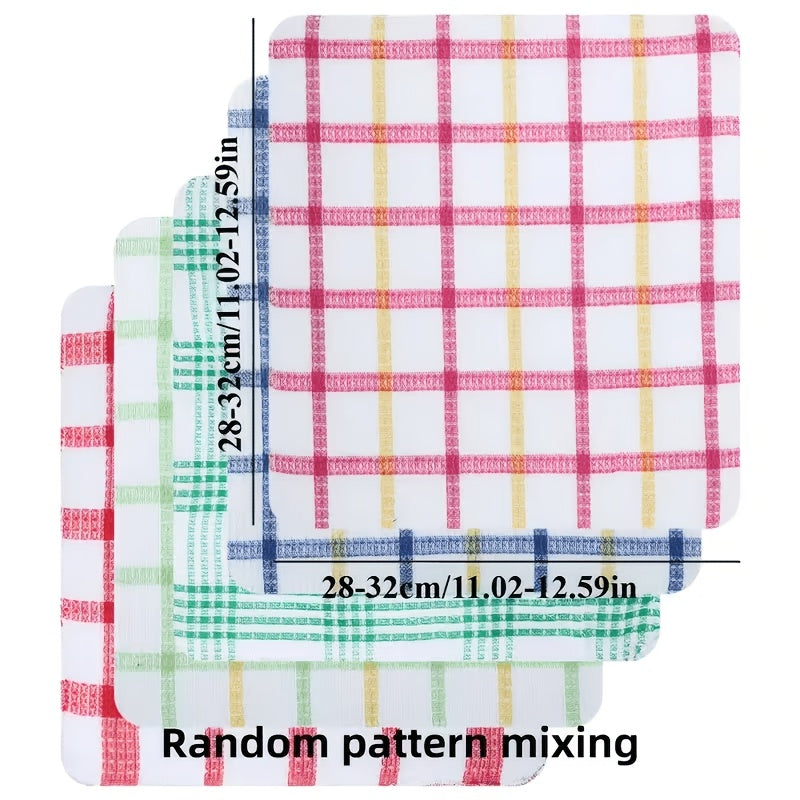 Reusable Kitchen Dishcloths Set of 15 – Soft Absorbent Cleaning Cloths, Quick-Dry Scrubbing Wipes for Kitchen, Household Dish Towels