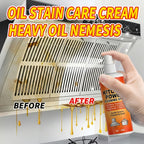 Kitchen Degreaser Spray with Brush Oil Stain Remover Cleaner for Cookware Range Hood Stove Mild Formula Surface Safe Kitchen Cleaning Set