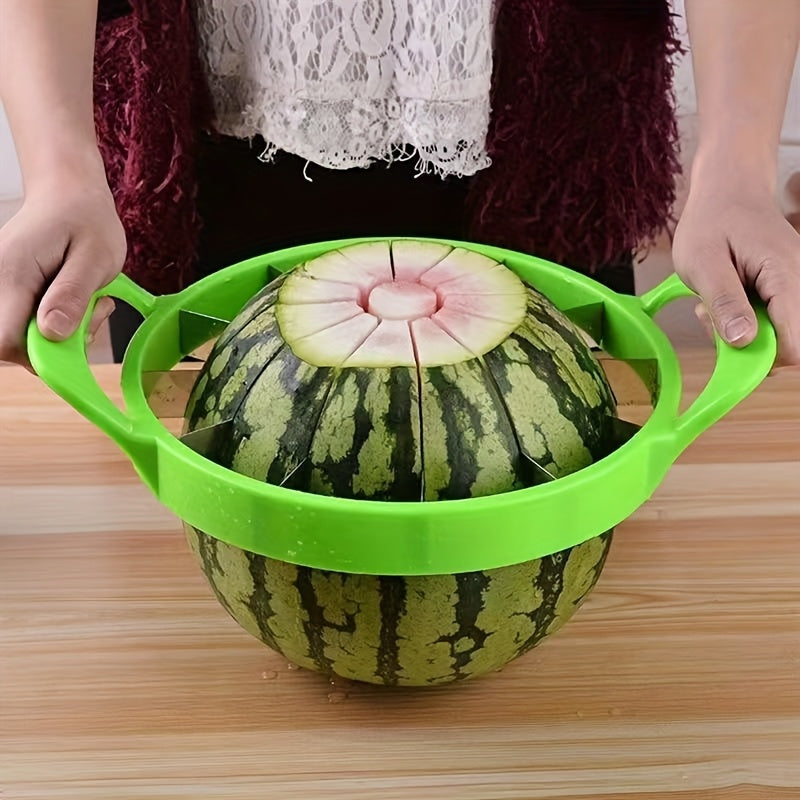 Watermelon Cutter Stainless Steel - Creative Reusable Fruit Separator Slicer Tool for Easy Cutting, Serving & Kitchen Prep