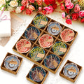 Small Ceramic Bowls 12 Pack 3.3 Inch Boho Wedding Souvenirs Dipping Bowl Bridal Shower Guest Gifts Mexican Pottery Rustic Decor