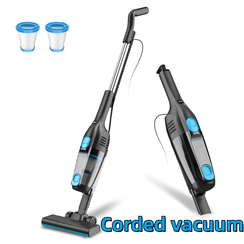 Corded Vacuum Cleaner Lightweight with Powerful Suction – 1L Dust Cup, 6-Stage Filtration, 90° Tilt, Self-Standing Design for Floors Stairs Carpet Hardwood Tile Pet Hair