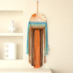 Bohemian Woven Wall Hanging Tapestry Sunrise Sunset Design Boho Wall Decor for Living Room Bedroom Wedding Valentine's Day Thanksgiving Home Decor Woven Tapestry Wall Art Aesthetic Room Decor Gift