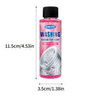 Citric Acid Washing Machine Cleaner Liquid 3.38oz – Heavy Duty Washer Cleaner Removes Odor, Buildup & Limescale, Fresh Scent, Compatible with All Front Load, Top Load & HE Washing Machines