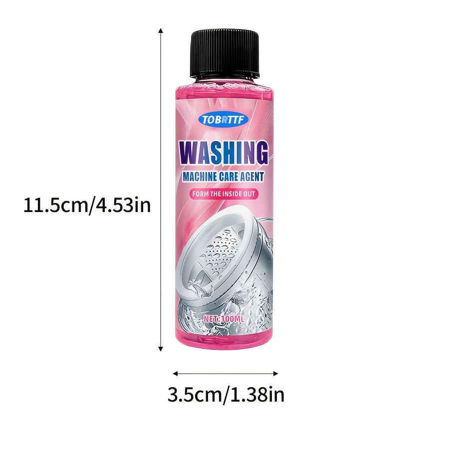 Citric Acid Washing Machine Cleaner Liquid 3.38oz – Heavy Duty Washer Cleaner Removes Odor, Buildup & Limescale, Fresh Scent, Compatible with All Front Load, Top Load & HE Washing Machines
