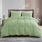 All Season Comforter with Corner Tabs & Box Stitching – Soft Fluffy Lightweight Hotel-Quality Duvet Insert for Twin Queen King, Breathable Year-Round Bedding