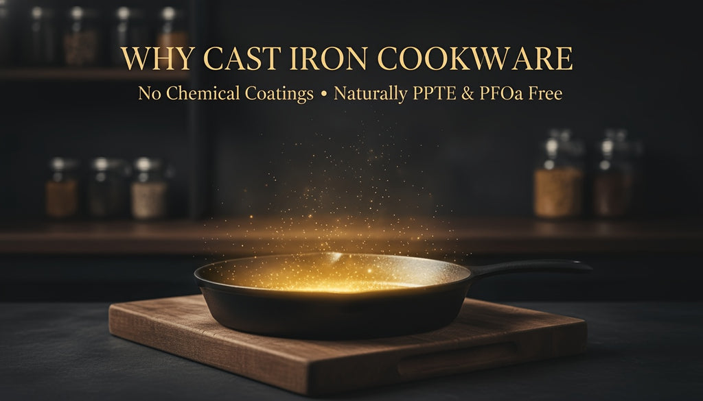 Pre-Seasoned Cast Iron Skillet Set 6” 8” 10” Heavy-Duty Pan for Frying Sauté Cooking & Pizza – Professional Restaurant Quality Cookware
