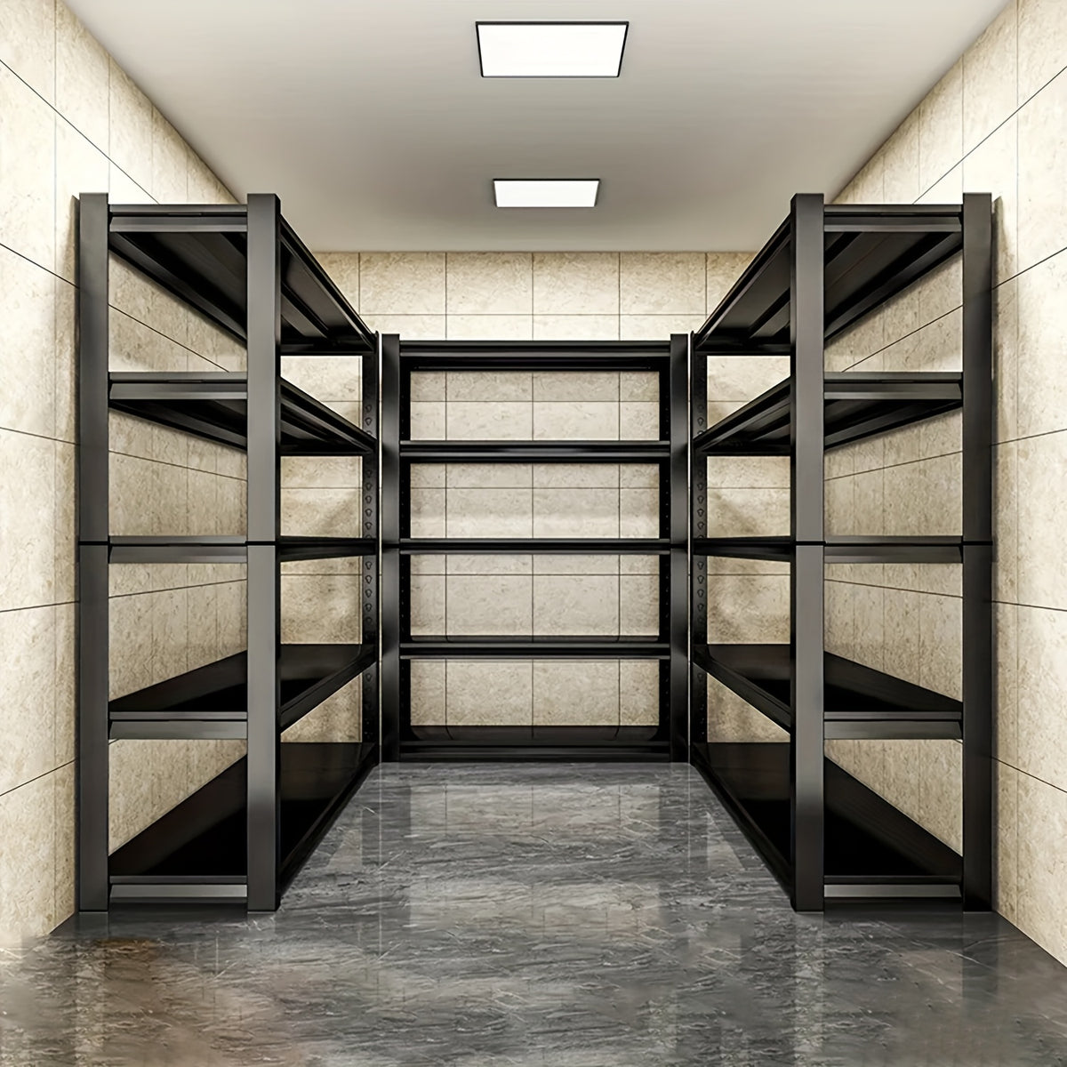 Heavy Duty 5 Tier Metal Shelving Unit 72" Adjustable Storage Rack for Kitchen Garage Basement Warehouse – 3000 LB Capacity Industrial Standing Shelf