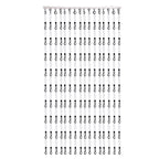 Acrylic Beaded Curtain 35.5x72 Inch for Doorways and Windows - Boho Room Divider and Closet Door Curtain - Decorative Bead Curtain for Bedroom, Wedding, Events and Retail Window Display
