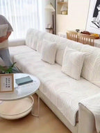 Plush Velvet Anti-Slip Sofa Cover – Pet-Friendly Breathable Luxury Slipcover for Living Room, Bedroom & Office | High-End Home Decor Protection, Multiple Colors & Sizes