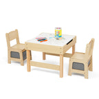 3-in-1 Kids Table and Chair Set Ages 3–7 with Versatile Tabletop & Storage Drawer – Children's Sensory Activity Table for Home, Nursery & Playroom, Premium Gift for Boys and Girls