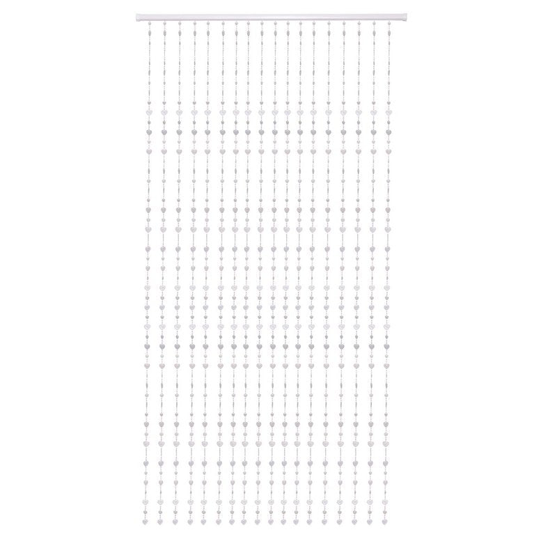 Acrylic Beaded Curtain 35.5x72 Inch for Doorways and Windows - Boho Room Divider and Closet Door Curtain - Decorative Bead Curtain for Bedroom, Wedding, Events and Retail Window Display