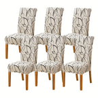 Spandex Stretch Dining Chair Covers Slipcovers Set of 4 & 6 – Removable Washable Parsons Chair Protector for Dining Room, Kitchen, Hotel, Wedding Ceremony, Banquet