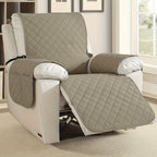 Recliner Chair Cover Non-Slip Pet-Friendly Integrated Furniture Protector Slipcover for Armchair Single Sofa Easy Install Machine Washable for Dogs Cats Living Room