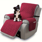 Recliner Chair Cover Non-Slip Pet-Friendly Integrated Furniture Protector Slipcover for Armchair Single Sofa Easy Install Machine Washable for Dogs Cats Living Room