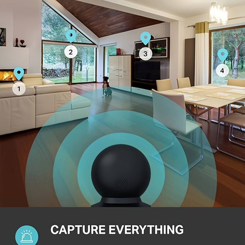 2-Pack 3MP 5GHz WiFi Security Camera Outdoor IP54 Waterproof Night Vision Motion Detection 2-Way Audio Remote App Surveillance Home Business