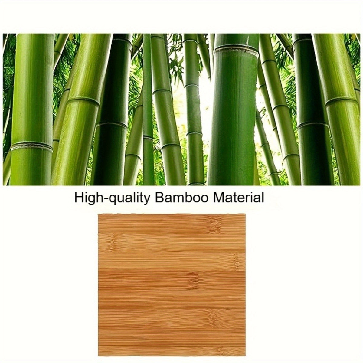5-Tier Multifunctional Bamboo Bookshelf & Display Rack – Space-Saving Standing Storage Shelf for Home Office Living Room Nordic Minimalist Style Easy Assembly
