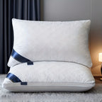 Hotel Quality Bed Pillows 2 Pack – High-Loft Neck Support Sleep Pillows, Resist Flattening, All-Season Luxury Pillow Inserts for Bedroom & Guest Room