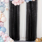 Sequin Curtain Backdrop Panels 24x84 Inches Set of 2 – Glitter Shimmer Party Backdrop for Weddings Birthdays Baby Showers Proms & Photo Booths, 31 Colors