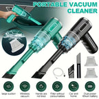 Handheld Vacuum Cleaner 5000Pa Portable Cordless Car Home Mini Vacuum Strong Suction for Car Interior Keyboard Pet Hair Dust