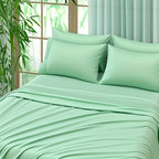 4-Piece Bamboo Bed Sheet Set | 2200TC Deep Pocket, Cooling & Breathable