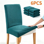 Dining Chair Covers 4/6pcs Set Washable Pet Friendly Dirt & Wear Resistant – Versatile Stretch Slipcovers for Home & Restaurant Seating, 12 Colors