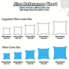 Fluffy Square Pillow Inserts Set of 4 with Zipper, Plump Cushion Stuffer Inserts for Throw Pillow Covers, Sofa, Bed, Patio & Couch, Machine Washable, Available in 14 to 22 Inch Sizes