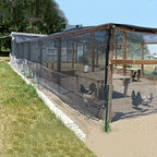 40% Shade Cloth with Grommets for Greenhouse, Garden & Pergola – Mesh Sunshade Netting for Plant Heat Protection, Chicken Coops & Outdoor Patios