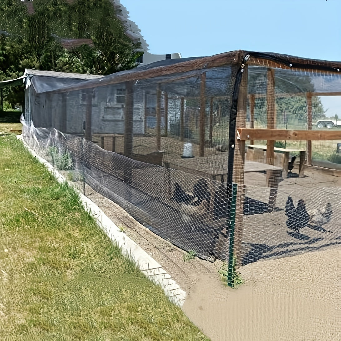 40% Shade Cloth with Grommets for Greenhouse, Garden & Pergola – Mesh Sunshade Netting for Plant Heat Protection, Chicken Coops & Outdoor Patios