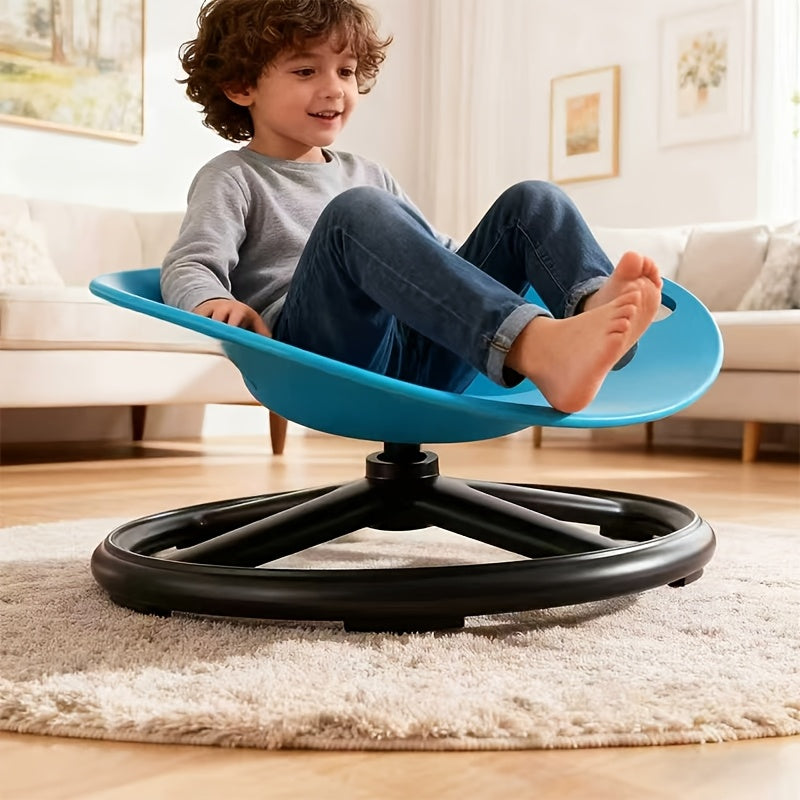Sensory Spinning Chair for Kids with Anti-Slip Metal Base – Balance & Concentration Training Seat for Autism, Therapy & Home Use, Sensory Integration Exercise Chair for Training Centers, Gift Idea