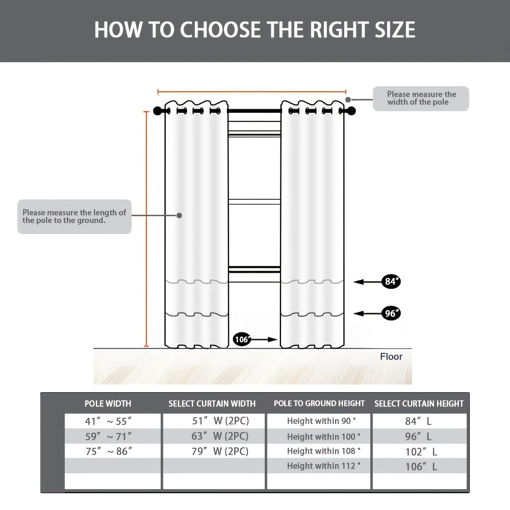 Luxury Blackout Curtains for Bedroom Living Room, European 3D Jacquard Embroidery Grommet Top Window Drapes, Thermal Insulated Light Blocking Machine Washable Panels