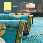 Bohemian Chenille Sofa Cover Tree Embroidery Print Thick Non-Slip Pet Friendly One-Piece Couch Protector Armchair Loveseat 3 4 Seater
