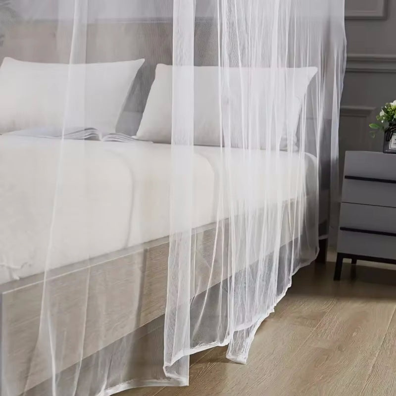 4-Corner Bed Canopy Mosquito Net – Bedroom & Camping | M / L / XL / 2XL