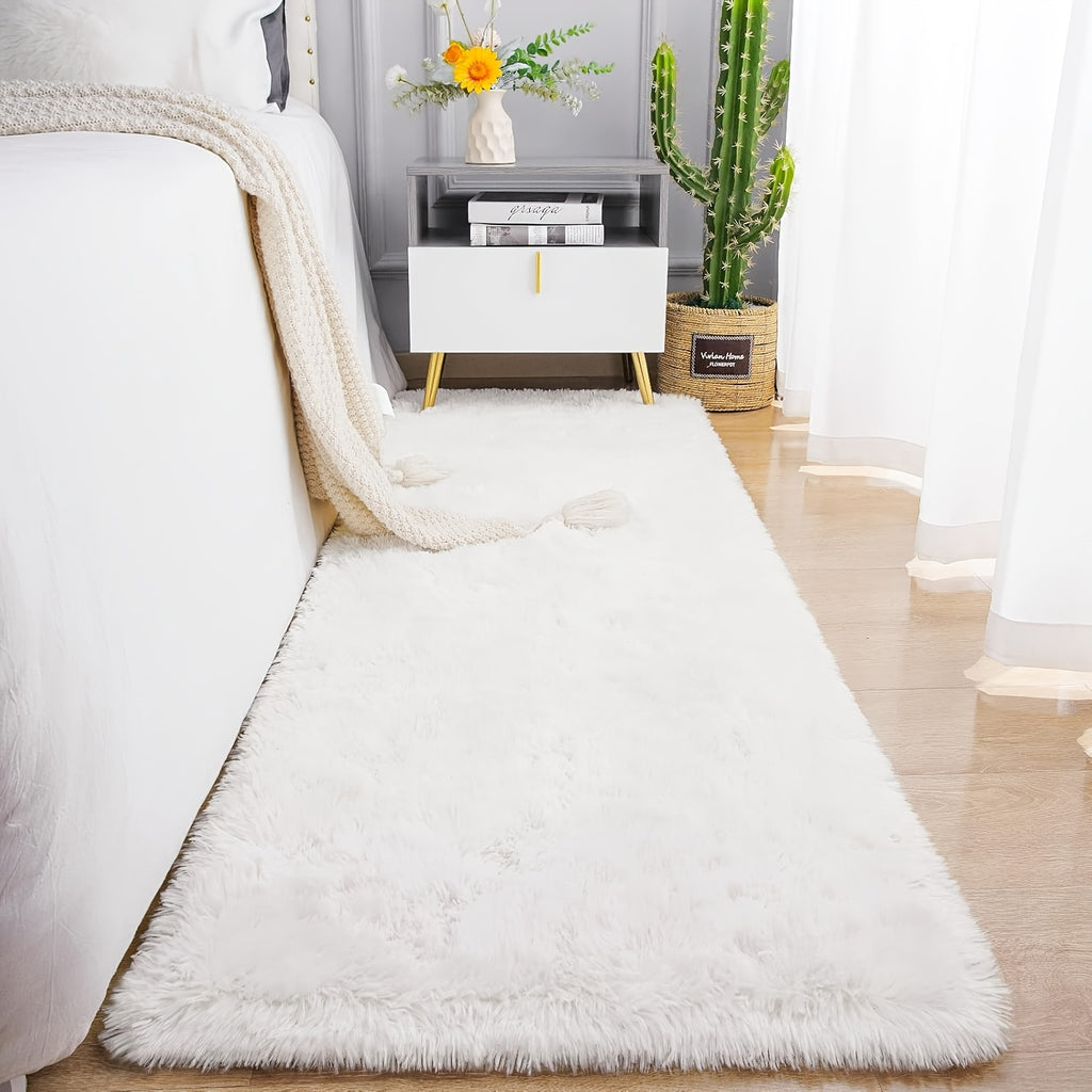 Tie-Dye Fluffy Area Rug – Ultra-Soft Thickened Plush Indoor Mat for Living Room, Bedroom & Office, 9 Colors 6 Sizes, Boho Machine-Woven Floor Carpet