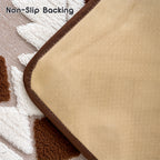 Bohemian Jacquard Sofa Cover Set 2pcs - Plush Thick Non-Slip L-Shaped Geometric Pattern Pet-Friendly All-Season Sofa Protector Machine Washable for Sectional Couches and Loveseats