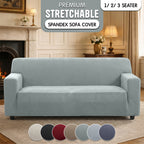 Luxury Spandex Sofa Cover Anti-Slip – Wrinkle-Free Elastic Couch Slipcover, Pet & Scratch-Proof, Machine Washable, All-Season, 7 Colors, 1/2/3 Seater, Living Room Home Decor