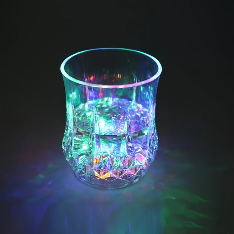 LED Light Up Cups 6 Pack - Glow in the Dark Beer Mugs with Colored LED Lights for Party, Birthday, Christmas, Disco & Valentine's Day, Fun Party Supplies Drinkware Set