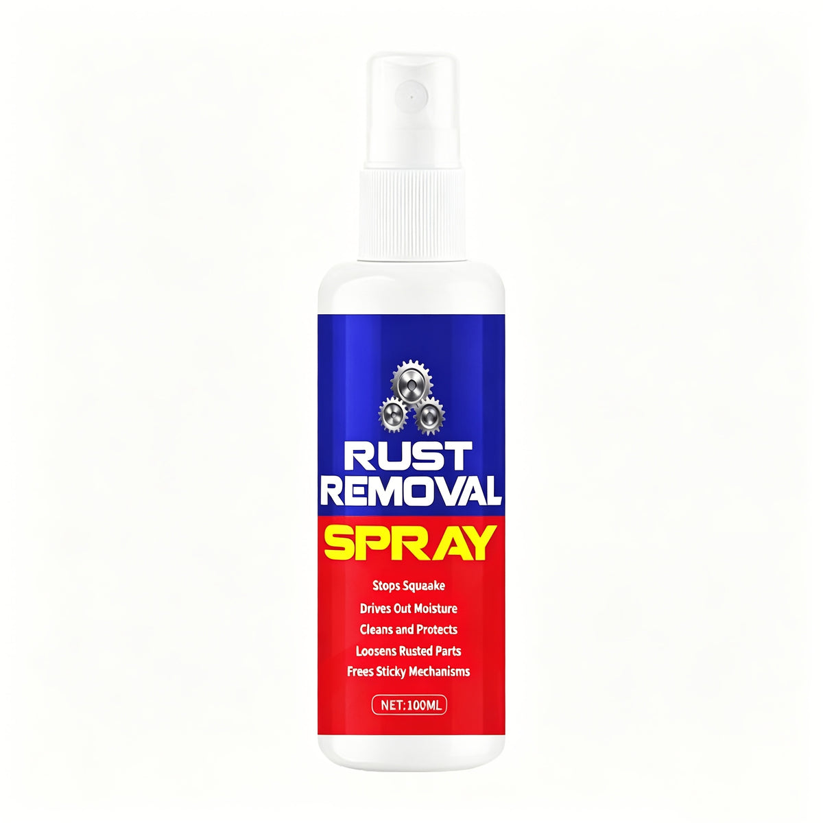 Multi-Purpose Rust Remover Spray for Metal Surfaces | Derusting Liquid for Automobile Wheel Hub, Furniture & Tools, Powerful Decontamination Quick Dry Formula, Smooth Reliable Rust Removal